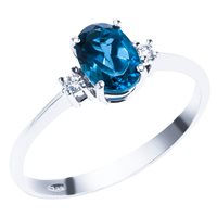 Anello Lunatica Donna in Oro Topazio 0.90 Ct ABLO750 - ABLO750